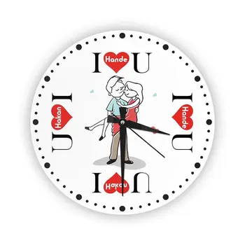 

Personalized Glass Wall Clock (27 cm.)-010