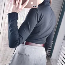 Jerséis de mujer de cuello alto 2020 Otoño e Invierno suéter de punto de jersey de manga larga Mujer suéteres Tops de Jersey para mujer