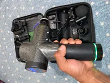 Pistola eléctrica de masaje Fascia para adelgazar, masajeador corporal, cuello, parte trasera del pie, pierna, hombros, pistola de masaje muscular, masajeadores de percusión para mujer