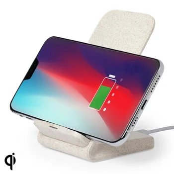 

Qi Wireless Charger for Smartphones 146537 Wheat straw Abs