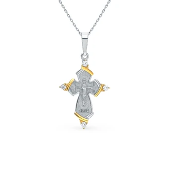 

Silver Pendant with cubic zirconia sunlight sample 925