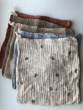 5 uds Toalla de Cara de Bebé de tela de toalla de baño del bebé del pañuelo de algodón Burp paño suave y absorbente gasa jardín paño o 1 Uds