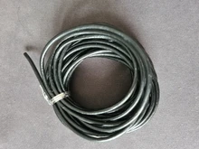 Lote de 5 metros/lote de cuerda redonda de cuero de vaca auténtico, 1-3mm, 4 colores, para pulseras DIY, 2020