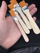 4 Uds pinceles para pintar mango de madera Kit de pinceles de nailon para pintura al óleo de acrílico para dibujo artístico