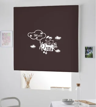 

Blind Iroa customizable Child/Puppy Aviator! ROLLER BLINDS TRANSLUCENT! (CHOCOLATE 100X175)