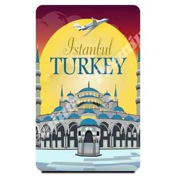 

Istanbul souvenir magnet vintage tourist poster