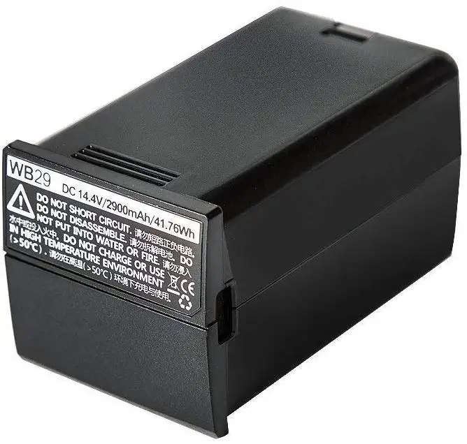 Godox WB29 DC 14,4 V 2900mAh 41.76Wh литиевая батарея блок питания для Godox AD200 AD200Pro, Flashpoint eVOLV 200 200Pro