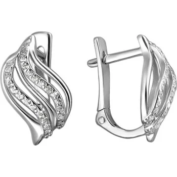 

Esthete earrings with 54 cubic zirconia