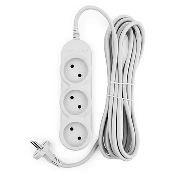 

Pc-y-2-05-5 PowerCube household extension cord, 5 outlets, 2200 W, 10A, 5.0 M