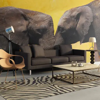 

Wall mural-Kiss Kiss - 400x309 cm