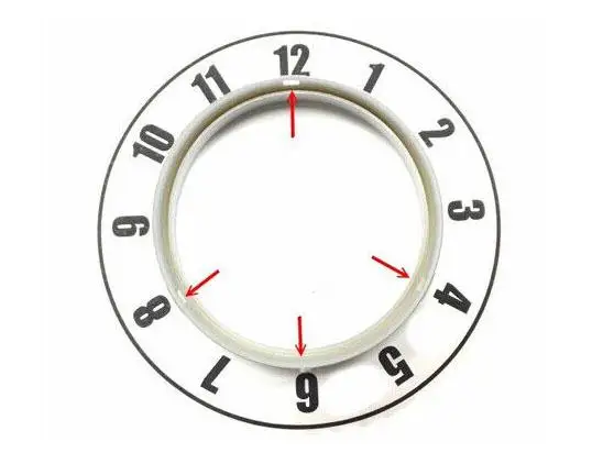 14581 Chrome Dashboard Dial Gauge Rings Bezel Trim - BMW E60 E61 Pre-LCI M5 Style 4
