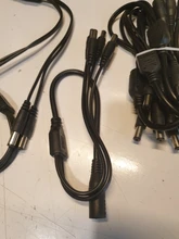 Cable divisor de enchufe de 12v CC 1 hembra A 2 3 4 5 6 8, Cable de alimentación macho, tira Led CCTV