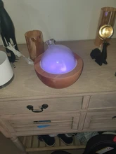 Aroma Diffuser Humidifier Aromatherapy-Machine Wooden Waterless-Off Household Spray Night-Light