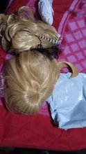 QQXCAIW Long Wavy Cosplay Mixed Blonde Wig With 2 Ponytails Synthetic Hair Wigs