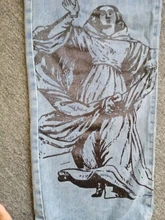 SHENGPALAE-pantalones vaqueros de pierna ancha para mujer, Jeans holgados informales con estampado de Hip-hop para verano, 2021