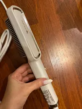 Profissional peines calientes Anti-hirviendo alisador de pelo cepillo de cerámica rizador climatizada eléctrica inteligente cepillo de pelo plancha