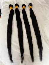 Winshair-extensiones de cabello humano liso, 30 pulgadas, en Stock, 100%, Remy, extensiones de cabello peruano