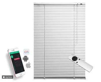 

Smart blinds smartblinds ver.1 - iOS and Android, automatic opening-closing sashes blinds, aluminum, Gray