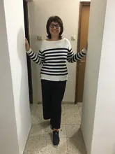 Pantalones de punto finos para mujer, pantalón suelto, de pierna ancha, cintura elástica, hasta el tobillo, talla grande, S-4XL
