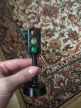 Miniseñal de tráfico con sonido LED para niños y niñas, bloques de luz de carretera con sonido LED, rompecabezas educativo de seguridad para niños, juguetes de tráfico, regalos