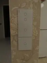 Livolo – Interruptor táctil sin panel de cristal para pared. VL-C701, Base de pulsador táctil estándar europeo, CA 220-250V