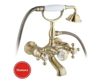 

Bath mixer with shower Timo Nelson 1914/02y-cr antique