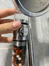 ZhangJi-Cabezal de ducha de alta presión ajustable, 3 modos, filtro reemplazable de turmalina, interruptor de ahorro de agua para ducha de SPA