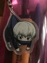 Llavero acrílico transparente de doble cara de dibujos animados, jujutsu, kaisen