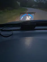 Auto-Electronic-Voltage-Alarm Windshield Head-Up-Display Warning-System-Projector Car Hud