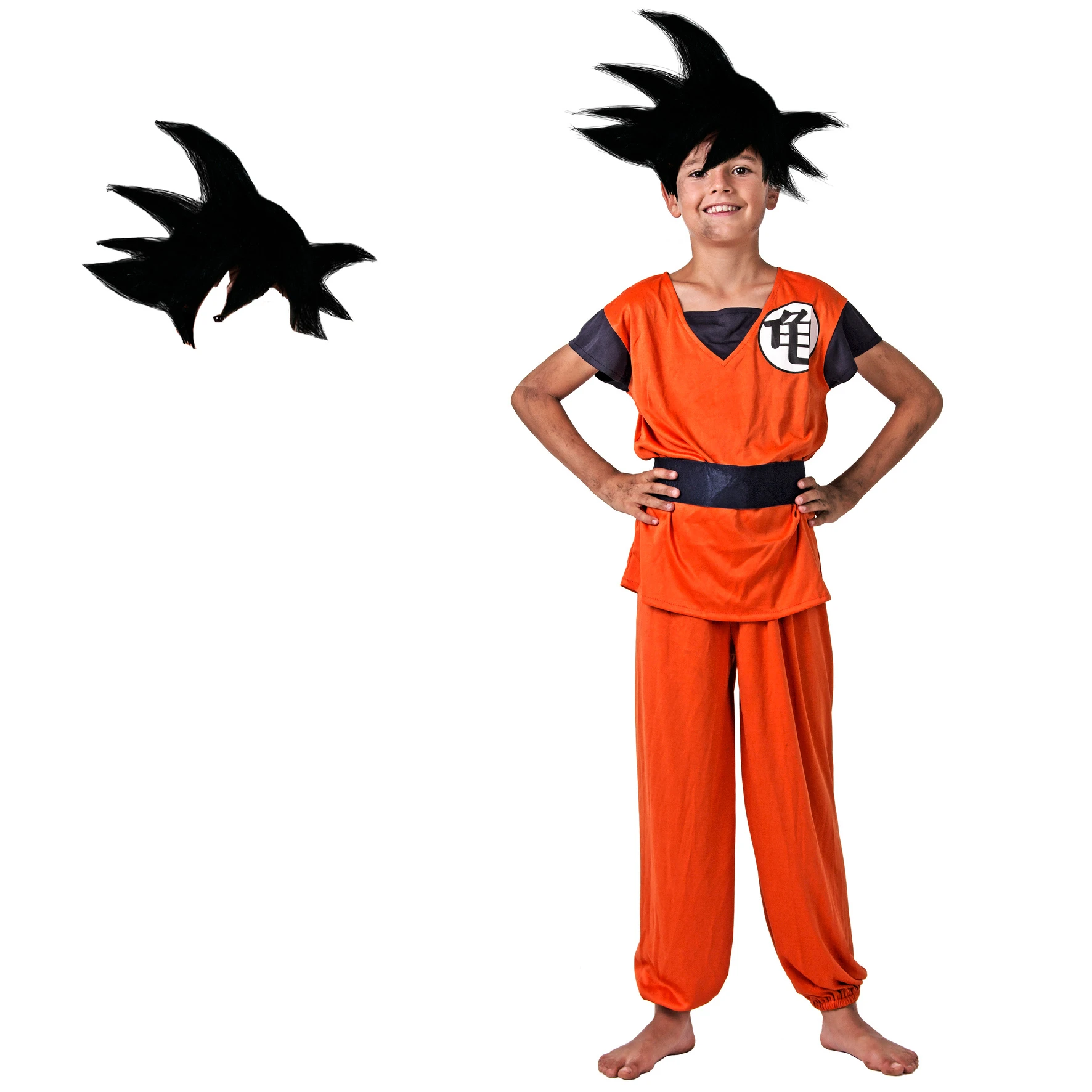 Peluca Goku Niño Trajes De Cosplay | Dragon Ball Z Goku Costumes - -dragon Z  Costume - Aliexpress