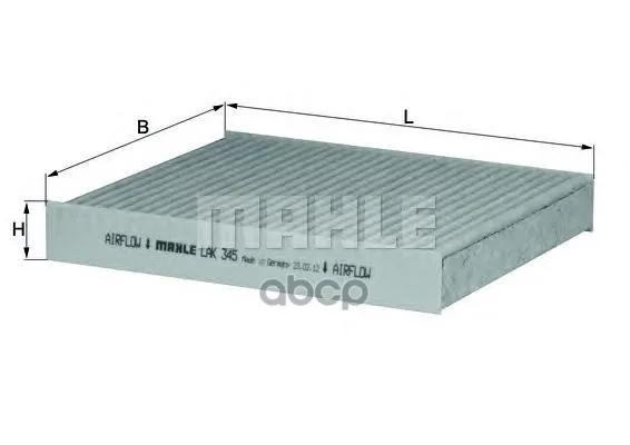 Фильтр Салона Угольный Mahle/Knecht Lak345 Mahle/Knecht арт. LAK345