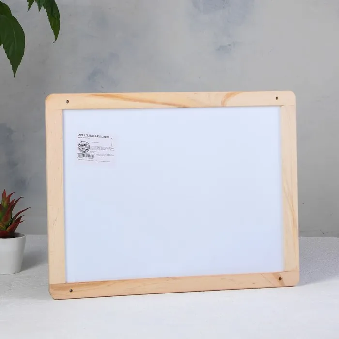 Board magnetic double-sided 'премиум'дерево 49 5X38 5x1 5 cm | Спорт и развлечения