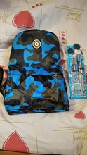 Gran oferta de camuflaje niños mochilas para guardería bolsas de los estudiantes de la escuela lindo estampado Oxford mochila niños bolsa de escuela bolsas de 2 tamaños