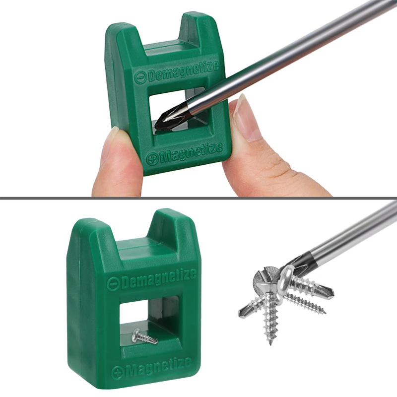 Mini 2 in 1 Screwdriver Tool Porcelain Demagnetizer Magnetizer Degausser Powerful Quickly | Инструменты