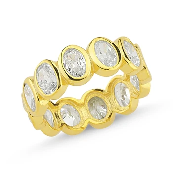 

Silver 925 Sterling Zircon Cubic Zirconia Tamtur Ring