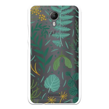 

Stand case costume drawing Leaves WP022 for Wiko Jerry 2