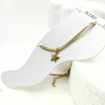 

Fashion anklet original gold color for women stainless steel ankle bracelet