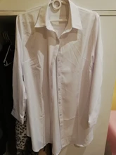 Blusas informal de manga larga para otoño camisa blanca mujer de talla grande para Estilo Vintage rosa 2020