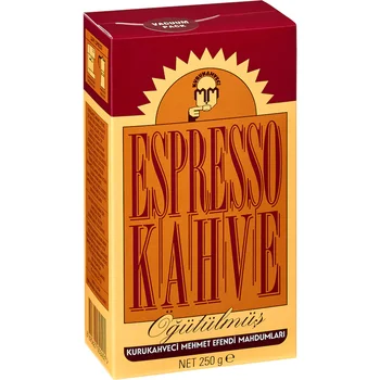 

Kurukahveci Mehmet Efendi Caffe Espresso 250 gr vacuum packaging