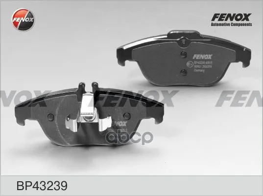 Bp43239_колодки Дисковые Задние! Mb W204 1.8-3.5 07 Fenox Bp43239 FENOX арт. BP43239