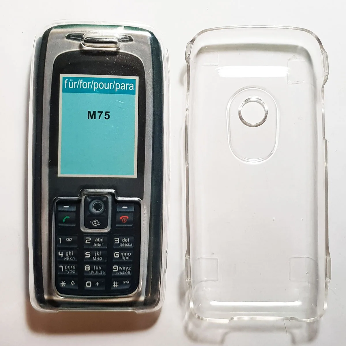 Пластиковый чехол Crystal Case для Siemens M75 Корпус защитный | Мобильные телефоны и