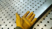 QIANGLEAF-guantes de protección para hombre, de cuero de vaca, amarillo, ultrafinos, de seguridad, para el trabajo, venta al por mayor, 527NP, Envío Gratis