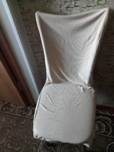 Chair-Cover Stretch Spandex Dining-Room Jacquard for 1-Pc Water-Repellent