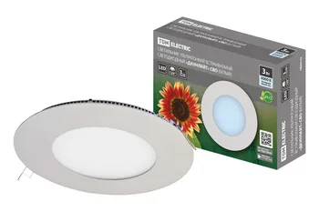 

Fixture ultra-thin recessed LED "downlight" SVO (white) 3 W 4000 K TDM