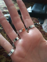 Anillos abiertos de dedo múltiple para mujer, cadena de eslabones estilo Punk, fiesta, concierto, ceremonia, regalo de joyería, venta al por mayor, 2020