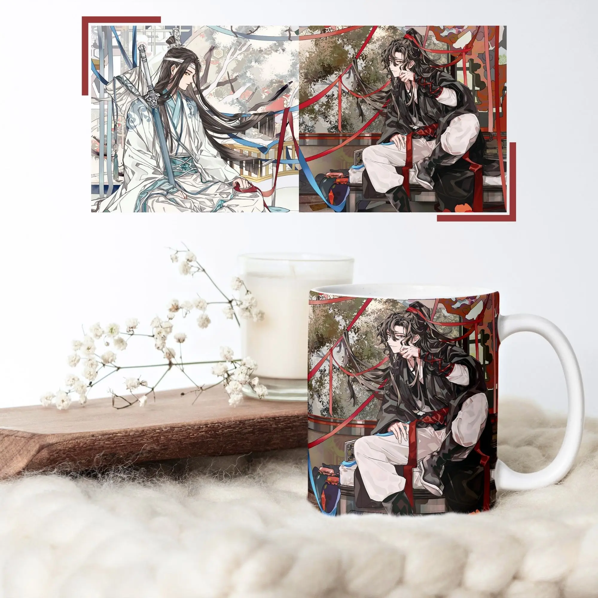 Кружка Grandmaster of Demonic Cultivation Аниме Lan Wangji Wei Wuxian | Дом и сад