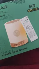 Reciter-Speaker Lamps Table Quran Koran Home Touch Bluetooth for 7-Colors Remote-Control-Gift