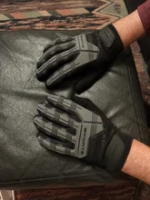 ROCKBROS-guantes de ciclismo a prueba de viento para otoño e invierno, guantes deportivos antigolpes transpirables con pantalla táctil SBR para bicicleta de montaña