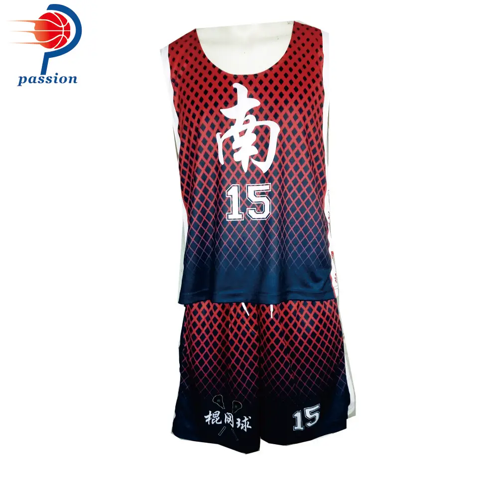 Cheap custom sublimation lacrosse 