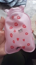 Bonitos dibujos animados de PVC, botella de agua caliente para el vientre, calentador de manos, Mini calentador lleno de tornillo, portátil de alta calidad